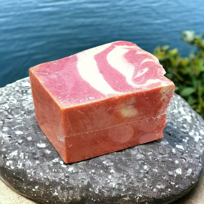 Tomato, Goat Milk & Rice Soap Bar - Pink Candy