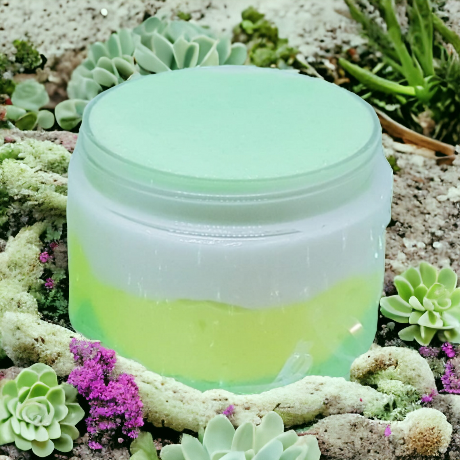 OrgAnnick Aloe & Cucumber Sugar Scrub & Face Mask - Natural Exfoliator for Toning, Hydrating & Smoothing Skin wit Pure Aloe Vera Gel. Gentle, Non-Comedogenic for Sensitive Skin - 12 oz