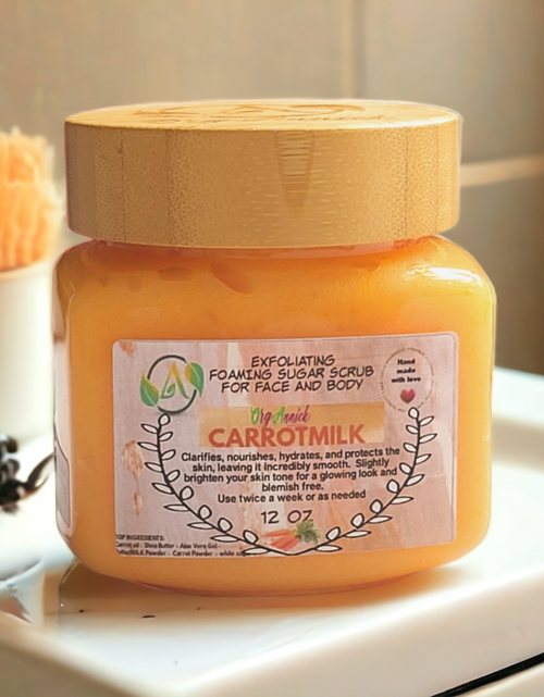 Load image into Gallery viewer, CarrotMilk Sugar Scrub &amp; Mask
