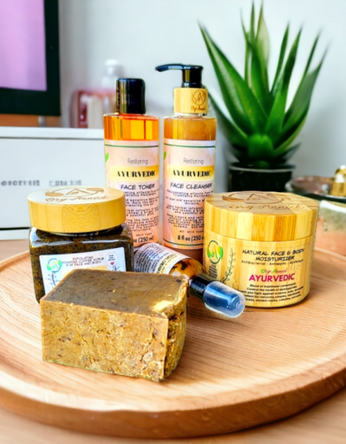 Load image into Gallery viewer, Ayurvedic Body &amp; Facial Skincare Set ( Pack of 6)
