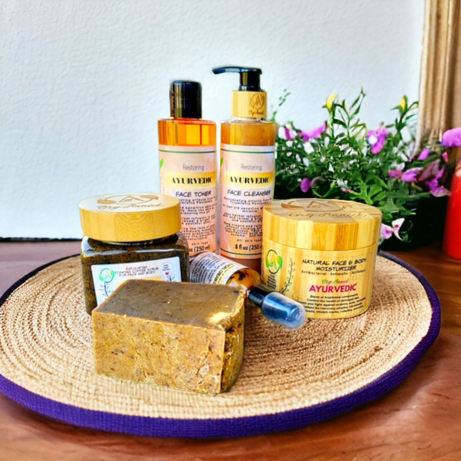 Ayurvedic Body & Facial Skincare Set ( Pack of 6)