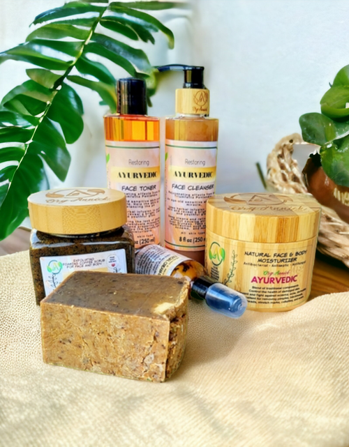 Load image into Gallery viewer, Ayurvedic Body &amp; Facial Skincare Set ( Pack of 6)
