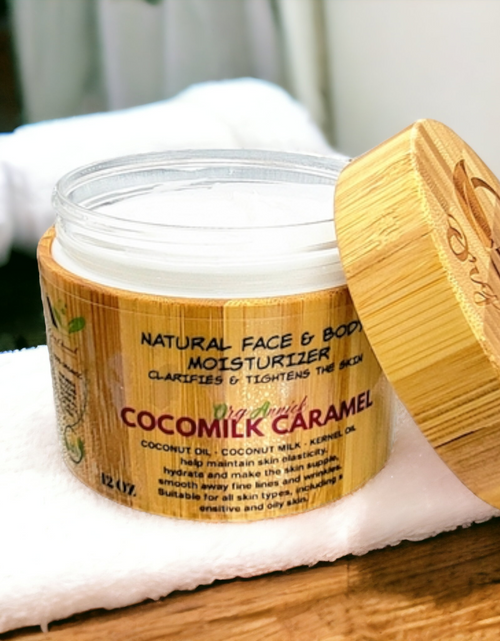 Load image into Gallery viewer, Feeling of Paradise with CocoMilk Caramel Moisturizer Cream - 12 oz
