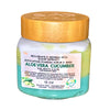 OrgAnnick Aloe & Cucumber Sugar Scrub & Face Mask - Natural Exfoliator for Toning, Hydrating & Smoothing Skin wit Pure Aloe Vera Gel. Gentle, Non-Comedogenic for Sensitive Skin - 12 oz